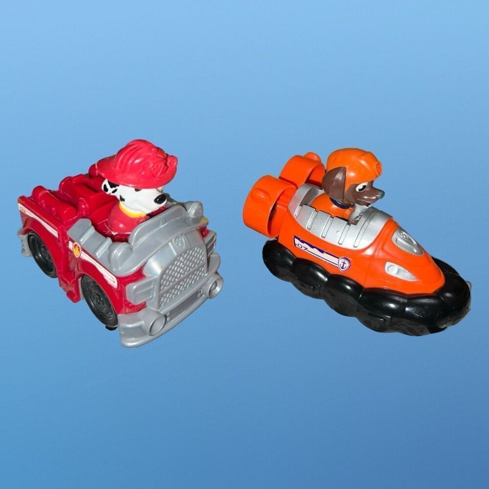Paw Patrol Chase Tow Truck Everest Snowmobile Zuma Hoover Boat 8 Figures #3 - Picture 9 of 9